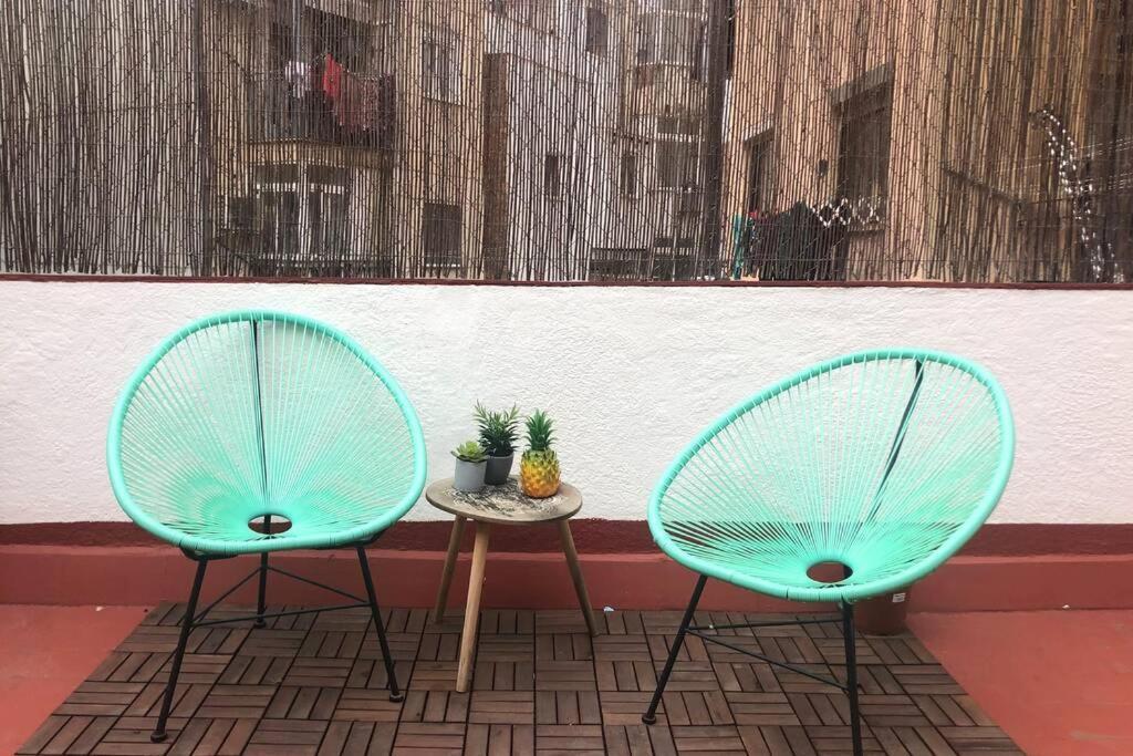 M5 Cool Terrace. Metro 1 Min. Center 15' By Metro Appartement Esplugues de Llobregat Buitenkant foto
